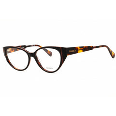 Max & Co MO5058 056 Women's Cat Eye Shape Eyeglasses - Havana/Gold Acetate Frame