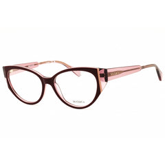Max & Co MO5058 071 Women's Cat Eye Shape Eyeglasses - Bordeaux/Pink Acetate Frame