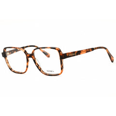 Max & Co MO5060 052 Women's Rectangular Shape Eyeglasses - Dark Havana Acetate Frame