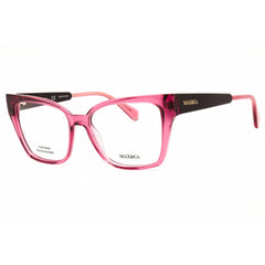 Max & Co MO5070 072 Women's Cat Eye Eyeglasses - Shiny Pink Injected Propionate Frame