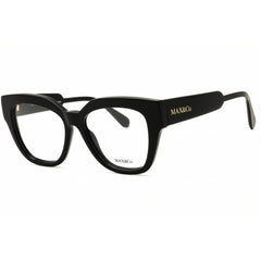 Max & Co MO5074 001 Women's Rectangular Shape Eyeglasses - Shiny Black Acetate Frame