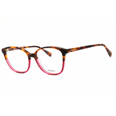 Max & Co MO5077 056 Unisex Rectangular Shape Eyeglasses - Havana/Pink Acetate Frame