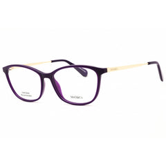 Max & Co MO5083 081 Women's Oval Eyeglasses - Shiny Violet Injected Propionate Frame