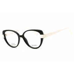 Max & Co MO5085 004 Women's Cat Eye Eyeglasses - Black/White Injected Propionate Frame