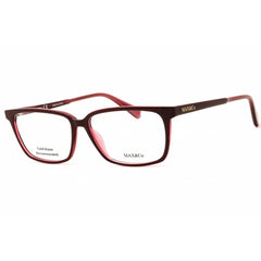 Max & Co MO5093 069 Women's Rectangular Shape Eyeglasses - Shiny Bordeaux Frame