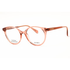 Max & Co MO5106 072 Women's Round Eyeglasses - Shiny Pink Injected Propionate Frame