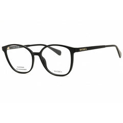 Max & Co MO5107 001 Women's Round Eyeglasses - Shiny Black Injected Propionate Frame