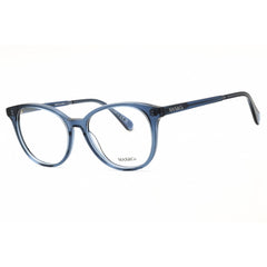 Max & Co MO5109 090 Women's Round Shape Eyeglasses - Shiny Blue Acetate Full Rim Frame