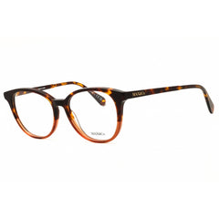 Max & Co MO5109 056 Women's Round Shape Eyeglasses - Havana/Black Acetate Frame