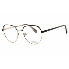 Max & Co MO5110 014 Women's Round Shape Eyeglasses - Shiny Light Ruthenium Metal Frame