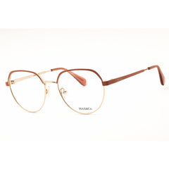 Max & Co MO5110 032 Women's Round Shape Eyeglasses - Pale Gold Metal Full Rim Frame
