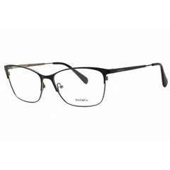 Max & Co MO5111 008 Women's Rectangular Shape Eyeglasses - Shiny Gunmetal Metal Frame