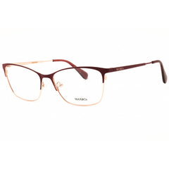 Max & Co MO5111 033 Women's Rectangular Shape Eyeglasses - Rose Gold/Brown Metal Frame