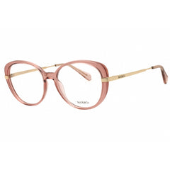 Max & Co MO5112 072 Women's Oval Eyeglasses - Shiny Pink Injected Propionate Frame
