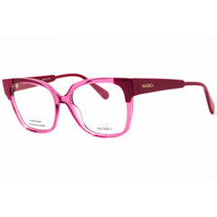 Max & Co MO5116 075 Women's Rectangular Eyeglasses - Shiny Fuchsia Injected Propionate
