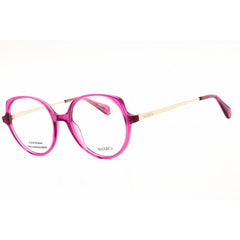 Max & Co MO5121 075 Women's Round Eyeglasses - Shiny Fuchsia Injected Propionate Frame