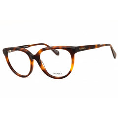 Max & Co MO5125 052 Women's Oval Shape Eyeglasses - Dark Havana Acetate Full Rim Frame