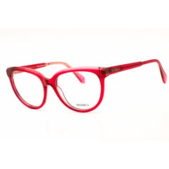Max & Co MO5125 068 Women's Oval Shape Eyeglasses - Red Acetate Full Rim Frame