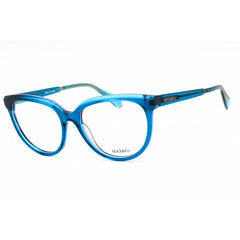 Max & Co MO5125 092 Women's Oval Shape Eyeglasses - Blue Acetate Full Rim Frame