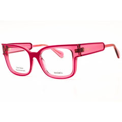 Max & Co MO5133 072 Women's Rectangular Eyeglasses in Shiny Pink Injected Propionate