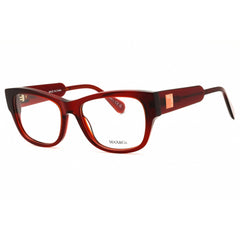 Max & Co MO5142 066 Women's Rectangular Shape Eyeglasses - Shiny Red Acetate Frame