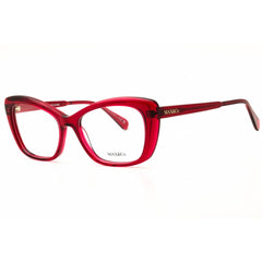 Max & Co MO5143 075 Women's Cat Eye Shape Eyeglasses - Shiny Fuchsia Acetate Frame