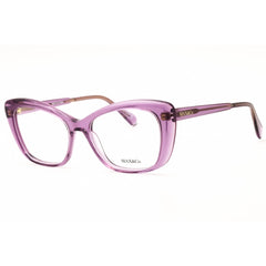 Max & Co MO5143 081 Women's Cat Eye Shape Eyeglasses - Shiny Violet Acetate Frame