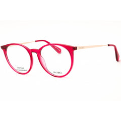 Max & Co MO5145 075 Women's Round Eyeglasses - Shiny Fuchsia Injected Propionate Frame