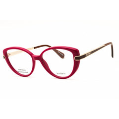 Max & Co MO5147 075 Women's Cat Eye Eyeglasses - Shiny Fuchsia Injected Propionate Frame