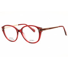 Max & Co MO5171 069 Women's Oval Eyeglasses - Shiny Bordeaux Injected Propionate Frame