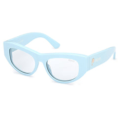 Emilio Pucci EP0228 84V Women's Cat Eye Sunglasses Light Blue 52mm