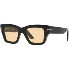 Tom Ford Ilias FT1154 01E Men's Square Sunglasses Shiny Black 50mm