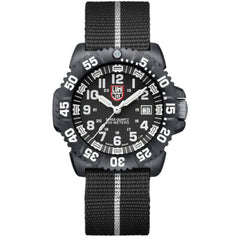 Luminox Men's Watch - Navy SEAL Quartz Black and White Nylon Strap | XS.CZ51