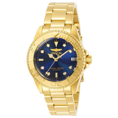 Invicta 30607 Pro Diver Women's Automatic Gold Stainless Steel Blue Dial Watch