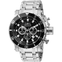 Invicta 32704 Coalition Forces Men's 52mm Quartz Stainless Steel Black Dial Watch