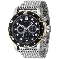 Invicta Pro Diver 48073 Men's 48mm Black Dial Silver Stainless Steel Quartz Watch