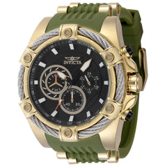 Invicta Bolt 48385 Men's 52mm Gold Stainless Steel Black Dial Quartz Watch