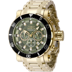 Invicta Coalition Forces 49227 Men's 52mm Steel Quartz Watch Green Dial