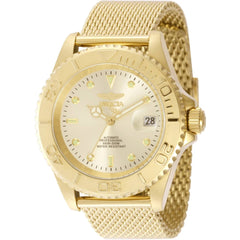 Invicta 50216 Pro Diver Men's Automatic Watch 40mm Gold Stainless Steel