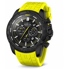 Invicta 50314 Speedway Tarmax GTR Men's Quartz Watch 52mm Yellow Silicone