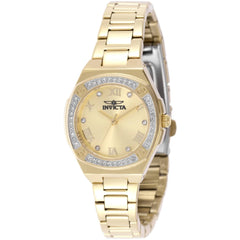 Invicta 50383 Specialty Women's Quartz Watch 28mm Gold Dial Stainless Steel