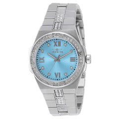 Invicta 50654 Specialty Women's Watch 34mm Stainless Steel Crystal Tiffany Blue Dial