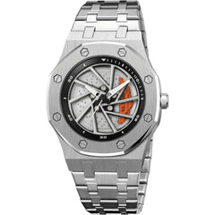 Invicta 69484 Speedway Rim Men's Quartz Watch - 42mm Steel Case, Black Dial