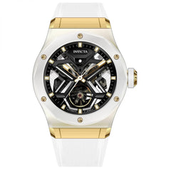 Invicta 70107 Men's Celestial Automatic Mechanical 45mm White Rubber Watch