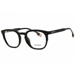 Burberry 0BE2370U 3001 Unisex Round Eyeglasses in Black Acetate with Full Rim Frame