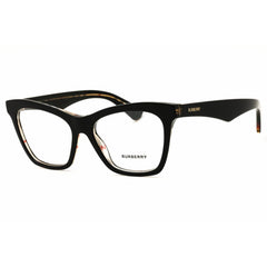 Burberry 0BE2416 4121 Women's Cat Eye Eyeglasses in Black with Full Rim Frame, 52mm