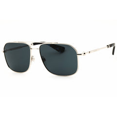 Burberry 0BE3159 100587 Men's Rectangular Sunglasses in Silver Metal, Full Rim Frame