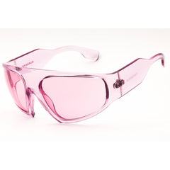 Burberry 0BE4369 4015/5 Unisex Shield Sunglasses in Pink Plastic with Full Rim Frame