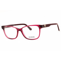 Guess GU2943 074 Women's Rectangular Eyeglasses in Pink /Brown Acetate, Full Rim Frame