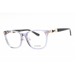 Guess GU50203-D 020 Unisex Square Eyeglasses in Grey/Black/Rose Gold Acetate Full Rim